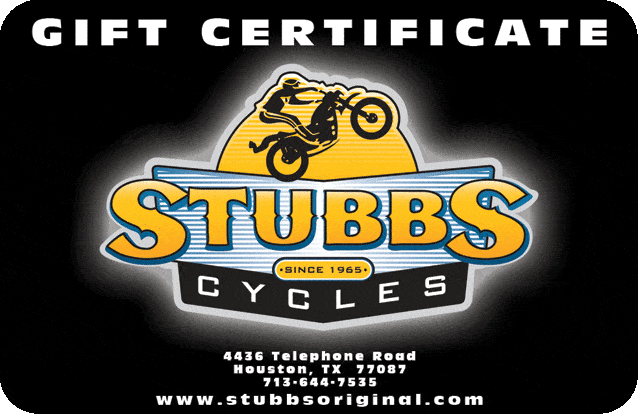 Stubbs Cycles gift card